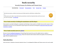 Tablet Screenshot of buck-security.net